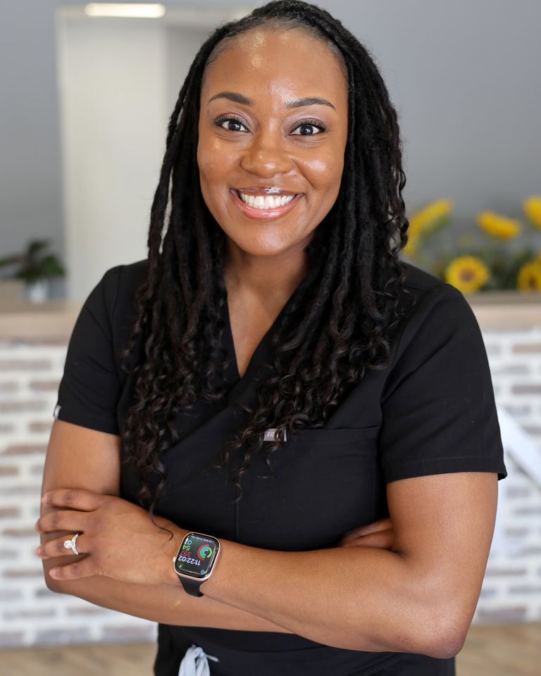 Portrait of Tamicka McClendon, founder of Lady Luxx Aesthetics